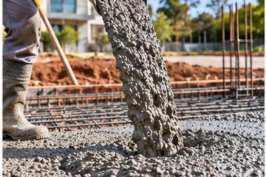 Concretagem e lançamento de concreto